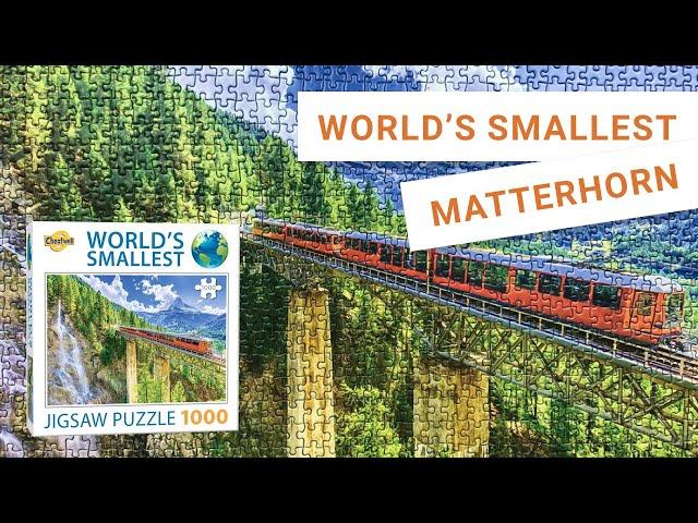 Time lapse: Matterhorn | Cheatwell Games World's Smallest Puzzle 1000 pieces