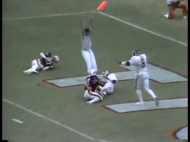 John Bond TD Pass to Beat Auburn 1981