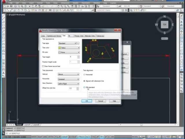 [오토캐드 2D Basic 15강] 치수기입설정법(Dimension Style Manager))