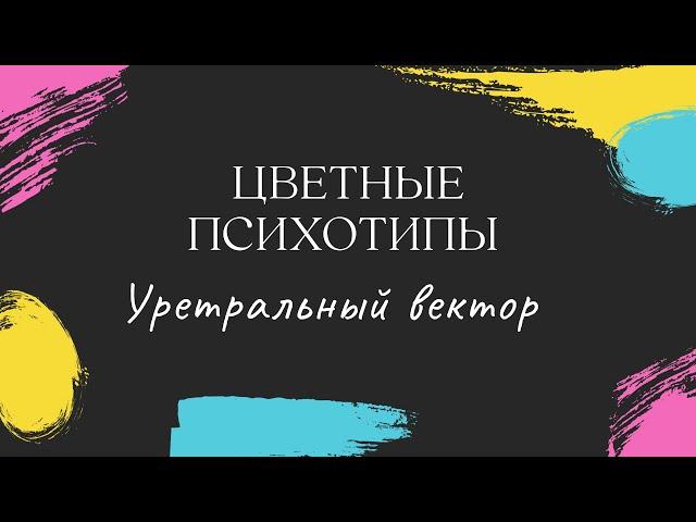 Цветные психотипы. Уретральный вектор