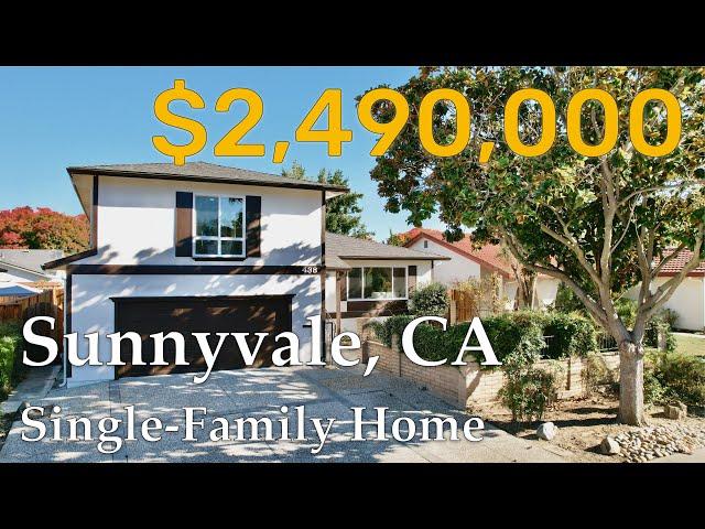 Tour a Newly Renovated 5Beds 3Bath Single Family Home in Sunnyvale | $2,490,000