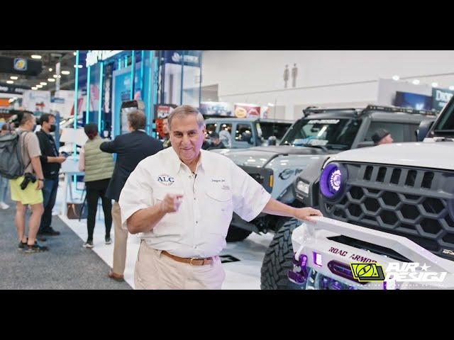 Jumpin' Joe Jebaily visits the Air Design SEMA Booth 2022