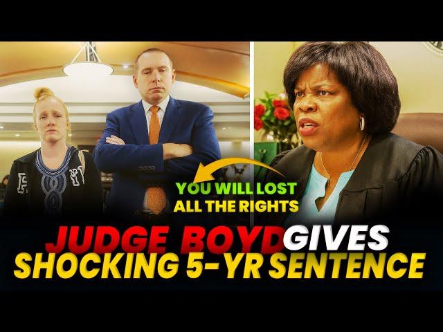 Judge Boyd- No Contest, No Appeal: 5-Year Sentence Shocks Courtroom!