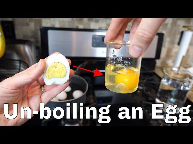 Is it Possible to Unboil an Egg? The Amazing Uncooking Experiment!
