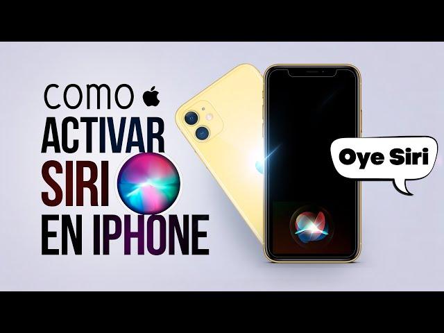 Como activar Siri en IPhone 