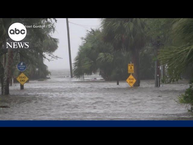 Catastrophic flooding threatens Georgia, South Carolina as Tropical Storm Debby moves north