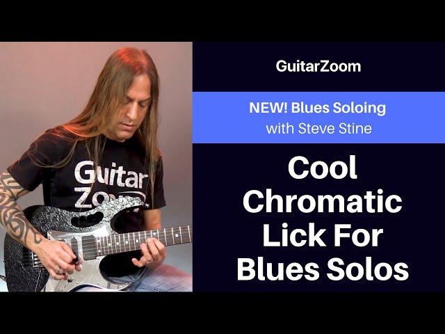 Cool Chromatic Lick For Blues Solos | Blues Soloing Workshop