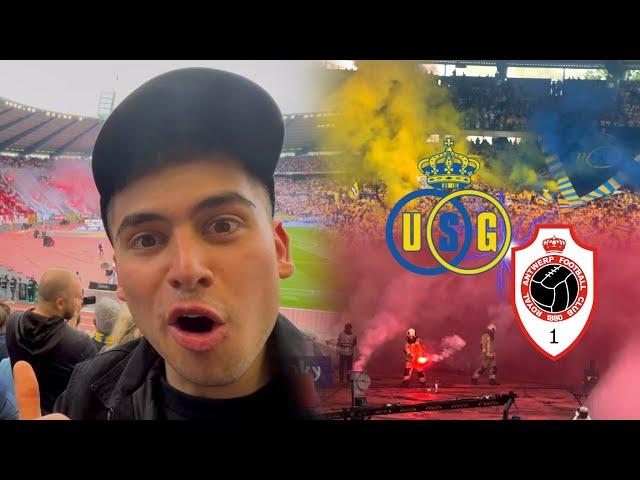 POKALFINALE  NO Pyro NO Party!*CRAZY* | UNION SAINT-GILLOISE vs ROYAL ANTWERP FC | Stadionvlog