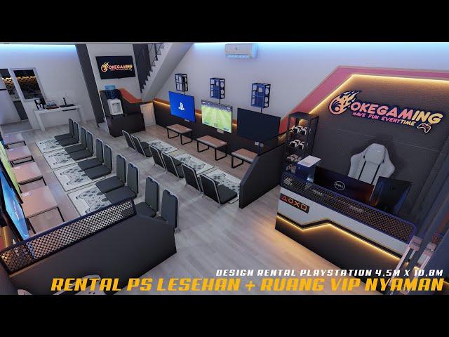 DESIGN RENTAL PS LESEHAN + RUANG VIP YANG NYAMAN | OKEGAMING PLAYSTATION