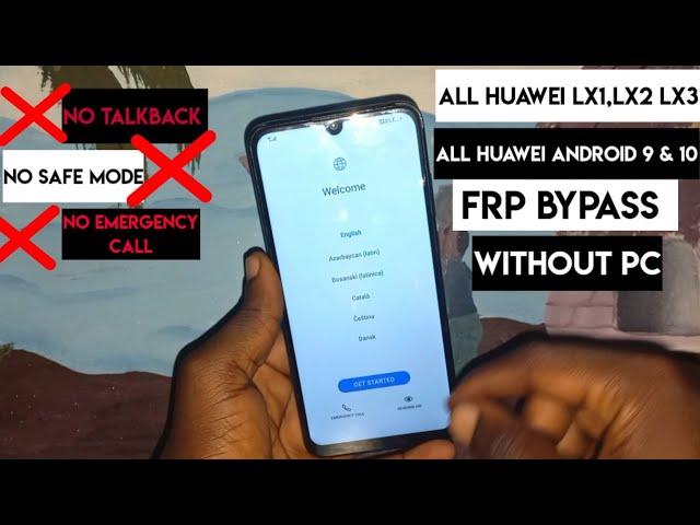 Huawei Pot-Lx1( P Smart ) Frp Bypass / All HUAWEI Android 9 & 10 Google Account BYPASS || Without Pc