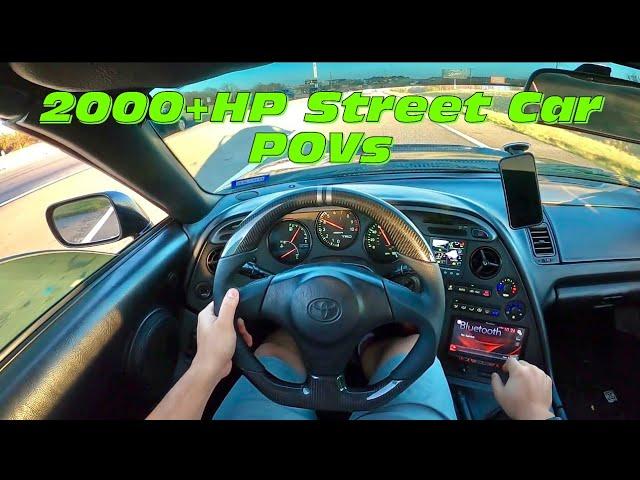 Taking My Two Fastest Cars For A Cruise Around Town. MKIV Supra POV. Terminator Cobra POV.