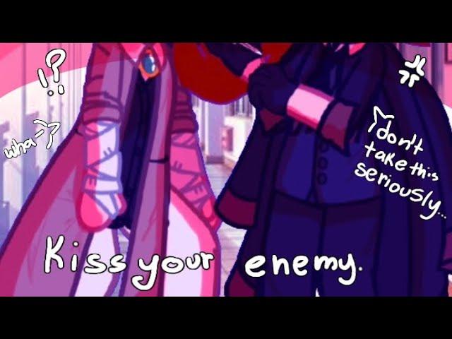 [] dare: KISS your enemy.. [] Chuuya x Dazai| SKK/SOUKOKU| gacha club