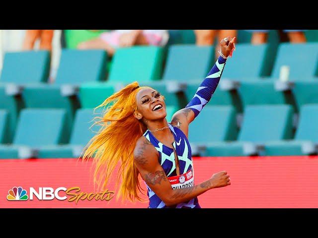 Sha'Carri Richardson, now America's fastest woman, scorches her Olympic Trials final | NBC Sports