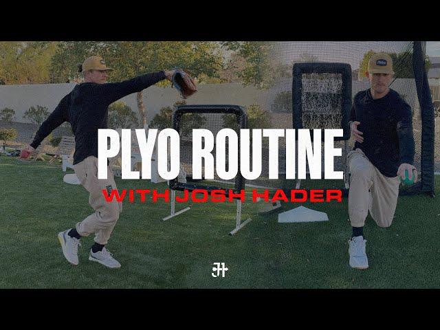 Build arm strength for baseball, following these simple plyo drills || Josh Hader's plyo routine