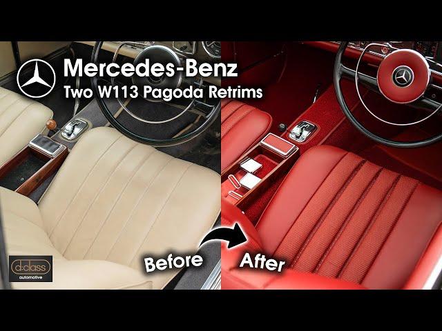 A Pair Of Mercedes-Benz W113 Pagodas Retrimmed! (280SL & 230SL)