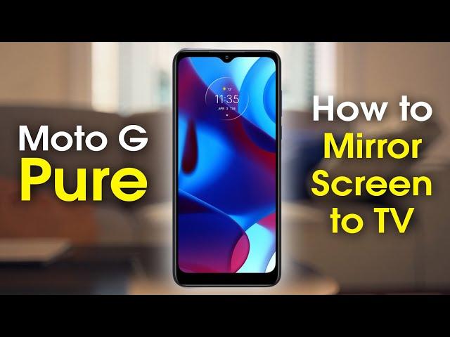 Moto G Pure How to Mirror Your Screen to a TV | How to Connect and Play on Your TV | H2TechVideos