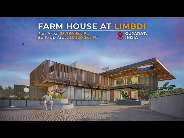 A #walkthrough of #upcoming #project | Farm House at Limbdi | Designed by #prashantparmar #architect