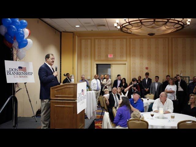 Don Blankenship didn't want to leave the spotlight after losing in Senate race