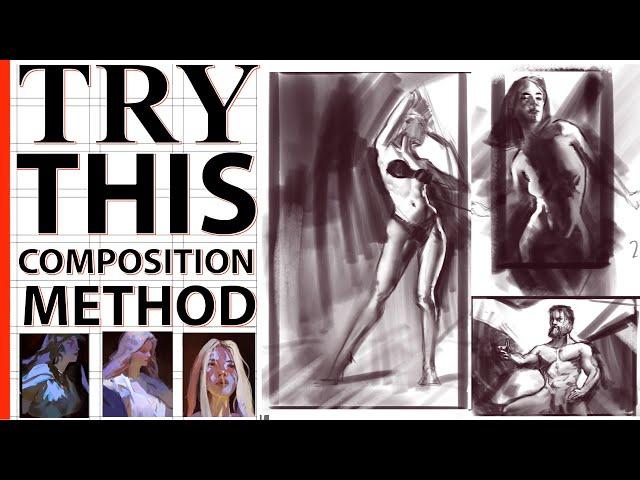 Crazy simple trick for composition basics art mentorship class