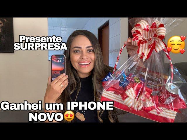 PRESENTE SURPRESA| GANHEI UM IPHONE NOVO