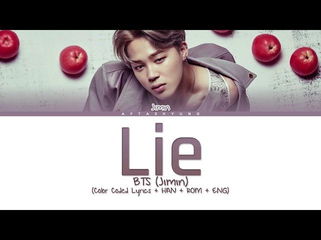 BTS (Jimin) - LIE (Color Coded Lyrics/Han/Rom/Eng)