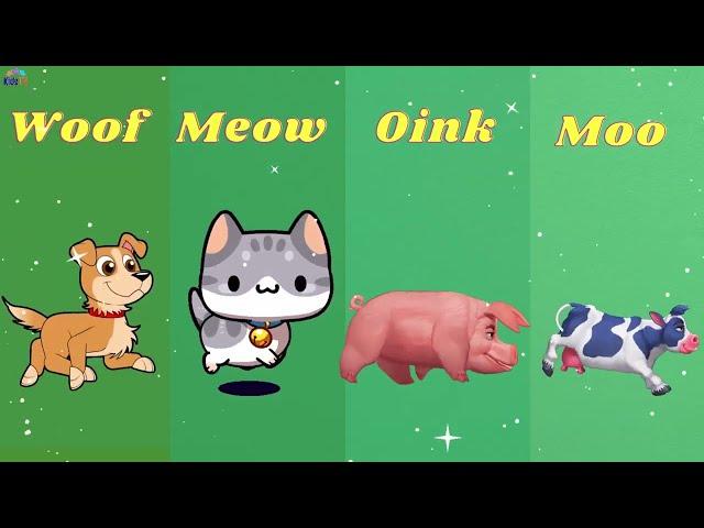 Farm Animal Sounds Song | Moo  Oink!  Animal Sounds Song | Kids TV