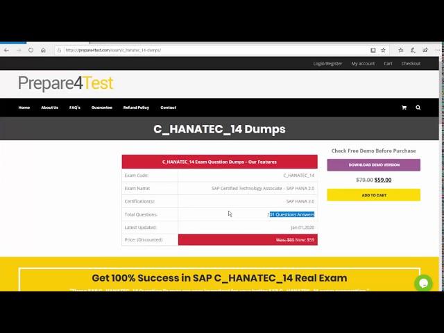 C_HANATEC_14 Dumps | Prepare For SAP C_HANATEC_14 Exam With 100% Guaranteed Marks - #Prepare4test