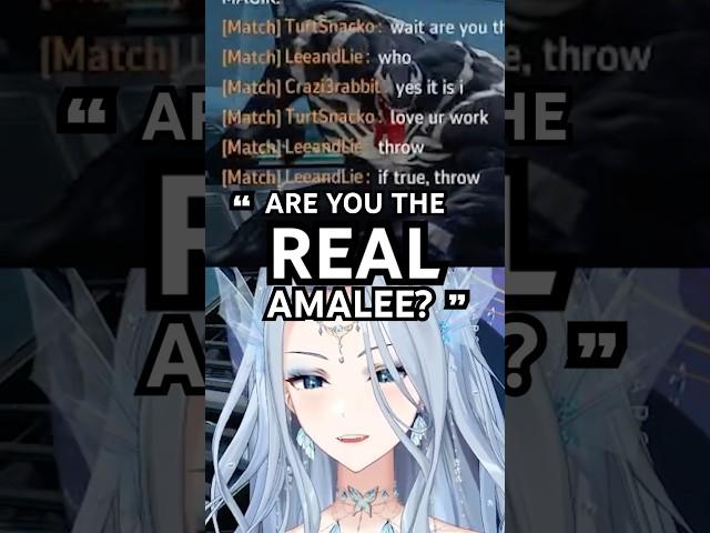 “Are you the REAL AmaLee?”