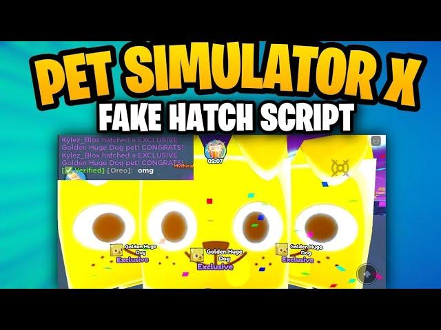 *NEW*Pet Simulator x Script | Arceus x | Pet Simulator x - Fake Hatcher Script