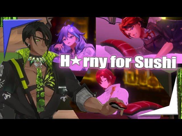 Oga made 3 Holostar bois over sushi【Holostars EngSub】