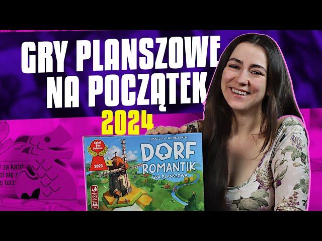 GRY PLANSZOWE NA POCZĄTEK - edycja 2024 - GRY NA START - Od Czego Zacząć?