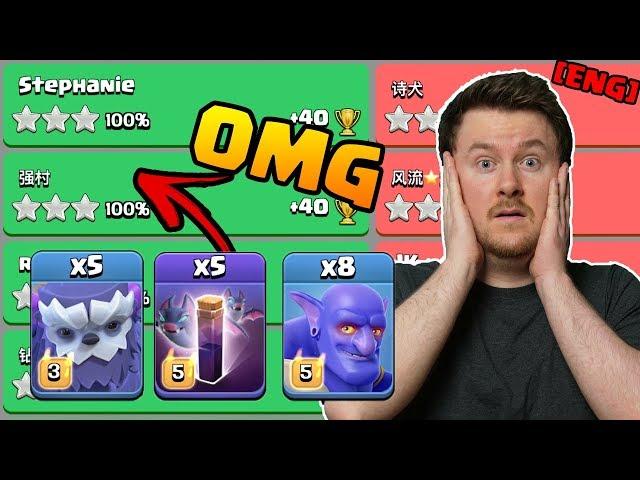BEST Yeti Smash Army | Yeti + Bat Spell | Clash of Clans | iTzu [ENG]