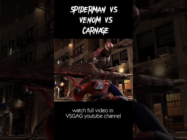 SPIDERMAN VS VENOM VS CARNAGE TRAILER #shorts #spiderverse #spiderman #marvel