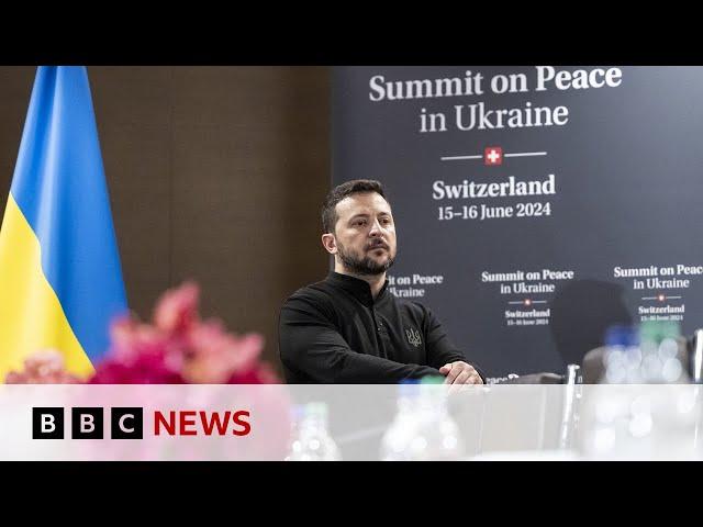 Putin peace terms slammed at Ukraine summit | BBC News