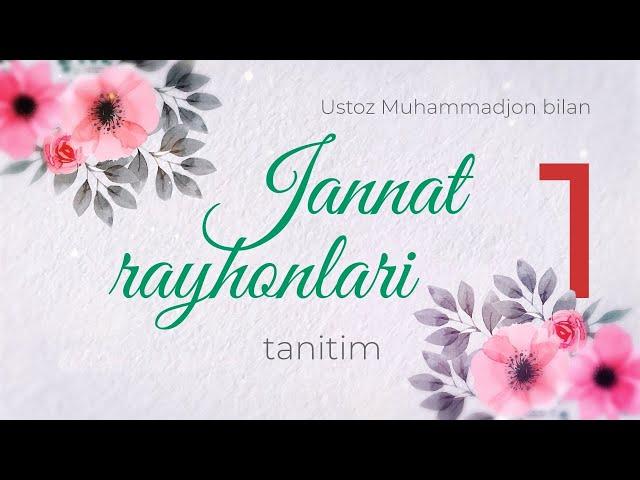 JANNAT RAYHONLARI | 1-qism | tanitim