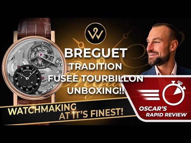 Oscar's RAPID REVIEW Breguet Tradition Fussee Tourbillon 7047 Full length episode on my channel!