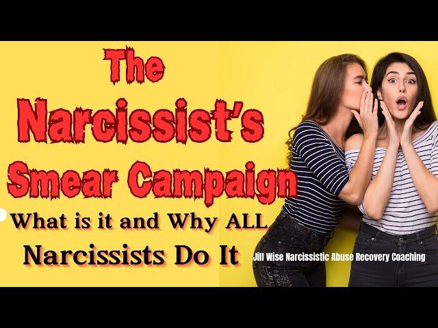 What is a Smear Campaign and Why All Narcissists Do It #narcissist #smearcampaign #npd #npdabuse