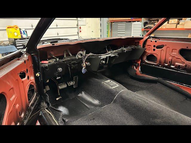 Heater Box Assembly and Dash Going In The1969 Boss429 Mustang