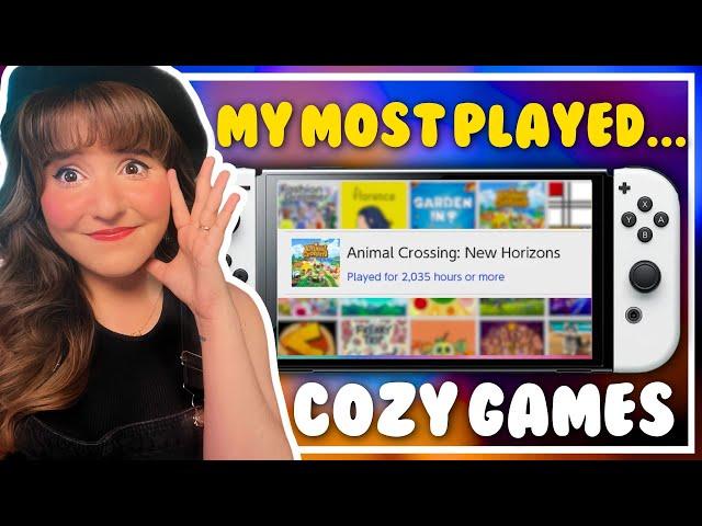 My TOP 10 MOST Played Cozy Games  | Nintendo Switch + PC