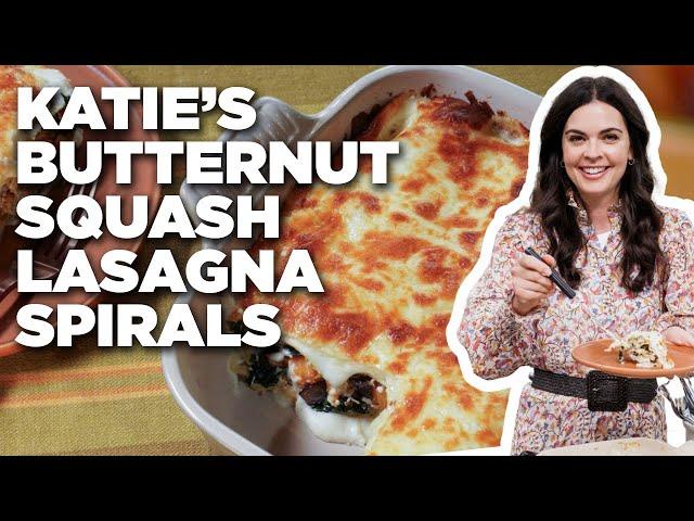 Katie Lee Biegel's Butternut Squash and Kale Lasagna Spirals | The Kitchen | Food Network