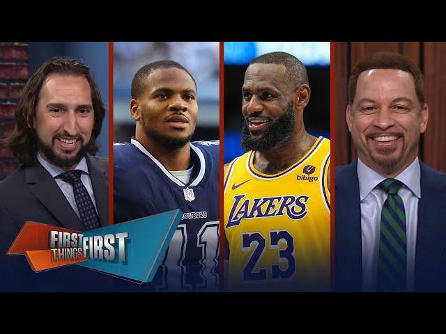 LeBron, Bronny 1st father-son duo in NBA, Cowboys LB Parsons has a lot to prove | FIRST THINGS FIRST