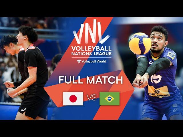  JPN vs   BRA - Full Match | Men's VNL 2022