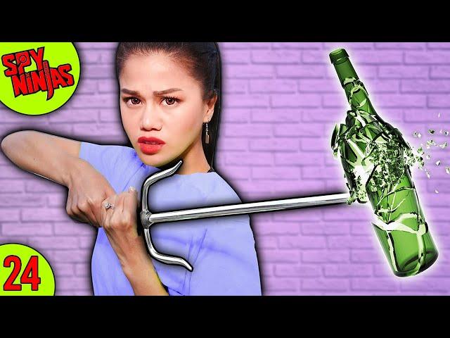 PROJECT ZORGO BOTTLES with NOTES vs NINJA & SPY Gadgets - Spy Ninjas #24