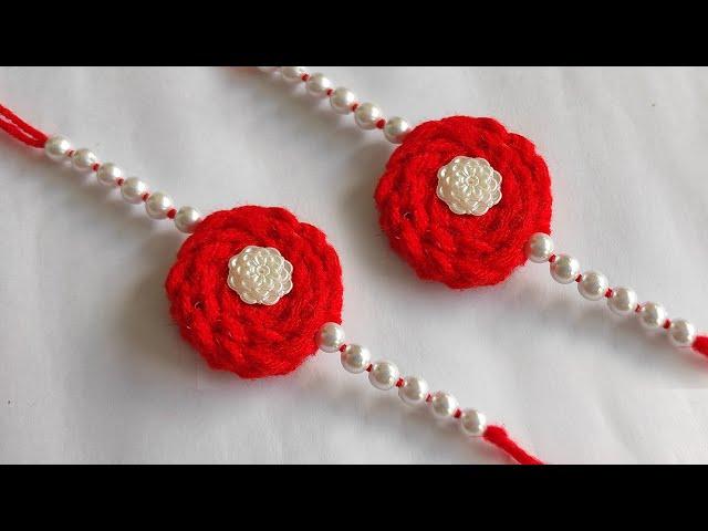 Easy Rakhi Making With Woolen | New Rakhi Design 2020 | Rakhi Making Ideas | DIY Rakhi