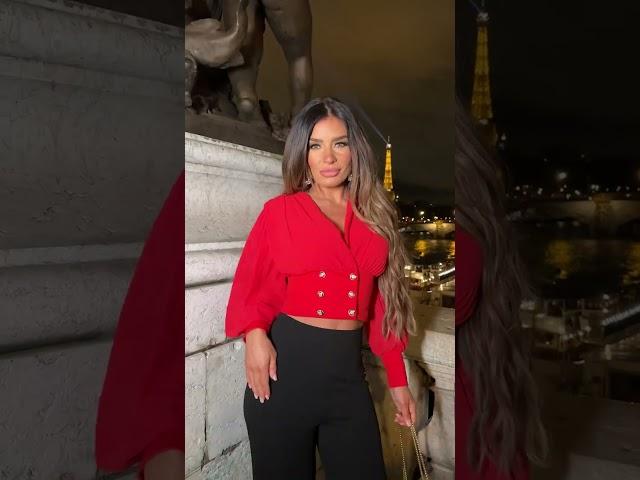Pink Boutique I See Fire Black High Waisted Wide Leg Trousers