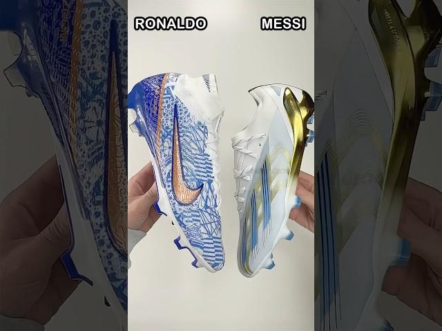 Is #Ronaldo  better than… #footballboots #soccercleats #cleats #messi #cr7