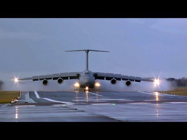 C-5 - Reverse Thrust - Arrival - RAF Fairford