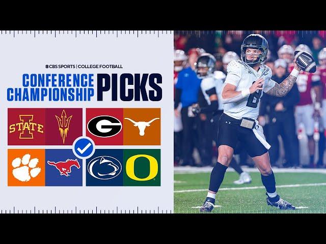Picks for EVERY Conference Championship Game in College Football [Big Ten, SEC, ACC, Big 12 & MORE]