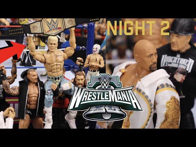 BEST WRESTLEMANIA EVER! WWE Figure SET UP Review