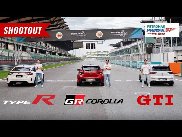 Drag Race: Civic Type R vs GR Corolla vs Golf GTI - AutoBuzz